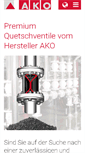 Mobile Screenshot of ako-armaturen.de